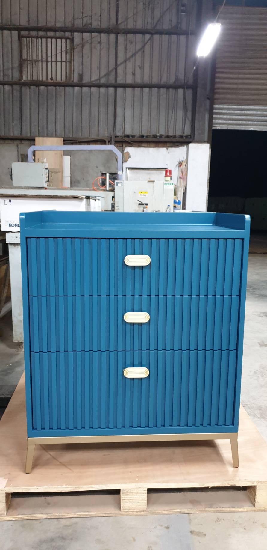 E-0139藍色條紋收納櫃