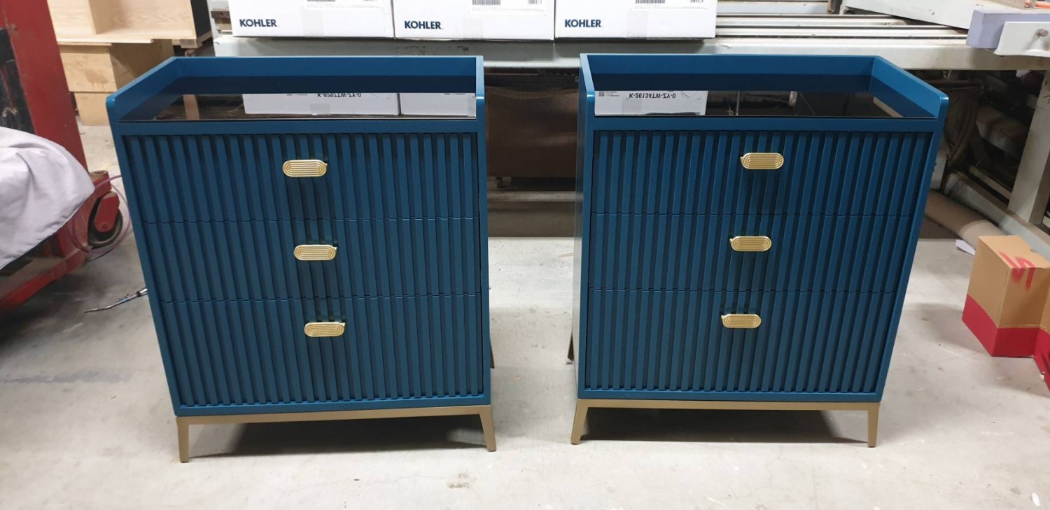 E-0139藍色條紋收納櫃