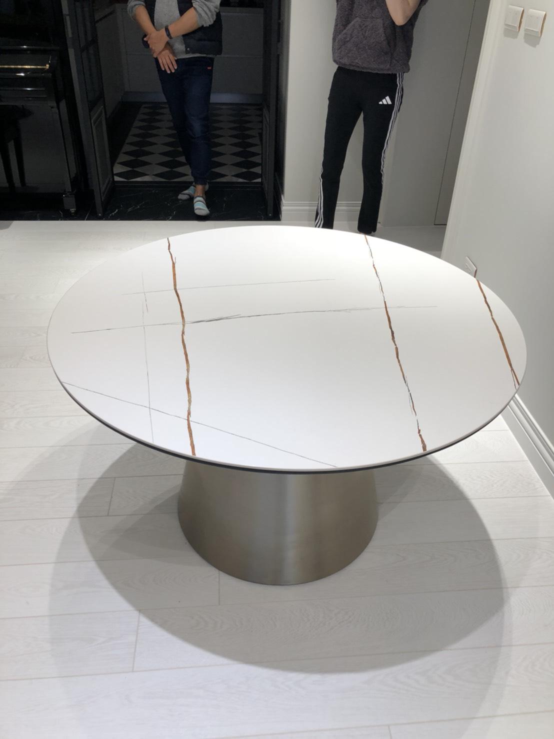 DE-0083圓形類石面桌子客製化
